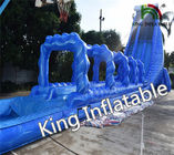 Aufblasbare Wasserrutsche Planen-Höhe 10m mit Pool für Kindererwachsene