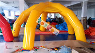 Heißluft PVCs versiegelte aufblasbares Spinnen-Zelt-/luftdichte Rahmen-Posten-gelbes Ereignis-Zelt