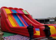 Großer EN14960 Weg des Karnevals 3 im Freien aufblasbare Wasserrutsche für Kinder
