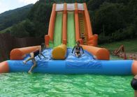0.55mm Plato Inflatable Water Slide With Swimmingpool