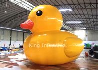 Aufblasbare gelbe Wasser-Spielwaren der Enten-4m im Freien für die Werbung von PVC-Plane