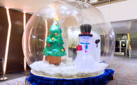 Schnee-Kugel 0,8 Millimeter PVCs aufblasbare Weihnachtsfür Ereignis im Freien