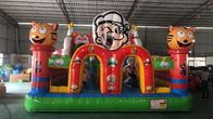 Kinderaufblasbares Schlag-Haus-lustiges Schloss mit Silde PVC-Plane