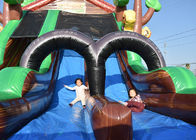 Schloss Forest Theme Kids Inflatable Dry-Dias springende trockene Prahler-Werbung