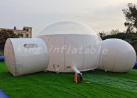 Halb transparentes 6m aufblasbares Blasen-Zelt mit Tunnel-Badezimmer