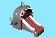 Kundenspezifisches 3.3m*2m Haifisch-Thema-aufblasbare Wasserrutsche für Kinderswimmingpool