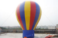 Kundenspezifische 5m aufblasbare Grundwerbung steigt Fahnen für Ereignisse im Freien im Ballon auf