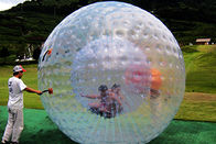 3m Durchmesser kundenspezifischer aufblasbarer transparenter Ball PVCs Zorb für Sport im Freien