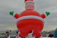 Kundenspezifische riesige aufblasbare Weihnachtshelium-Ballone für heraus Tür-Werbung