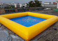 0,9 Millimeter PVC 8 x 8 quadratisches aufblasbares Wasser-Pool M, Swimmingpool für Familie