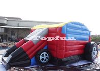 Kind-PVC-Planen-Auto-Form-aufblasbares springendes Schloss-Auto-Haus