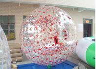Rote Farbriesiger aufblasbarer Sport Zorb-Ball-menschlicher Hamster-Ball mit buntem D-Klipp