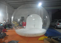 4M Durchmesser-aufblasbares klares Blasen-Zelt, aufblasbares transparentes PVC-Hauben-Zelt