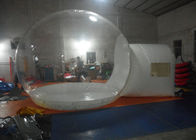 4M Durchmesser-aufblasbares klares Blasen-Zelt, aufblasbares transparentes PVC-Hauben-Zelt