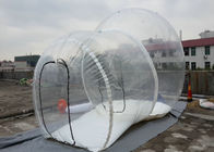 Großes aufblasbares klares Blasen-Zelt 4M PVCs wasserdicht für das Kampieren