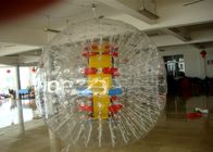 Erwachsener Zorbing-Ball Wasser Unti-Kälte 0,9 Millimeter PVCs transparenter für Vergnügungspark