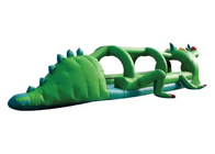 Krokodil-gleiten aufblasbare Wasser-Spiele n-Dia-Wasserrutsche