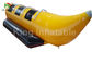 Commercial Grade Yellow 3 Seats Inflatable Fly Fishing Boats / Banana Boat Towable