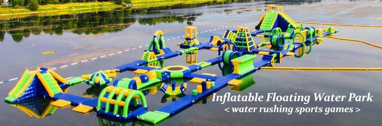 Aufblasbarer Wasserpark