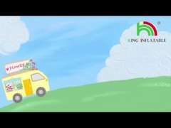 king26 Doppelspurige aufblasbare Wasserrutschen mit Pool