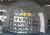 6m Durchmesser 1.0mm aufblasbares klares Blasen-Zelt PVCs mit Doppelschichten