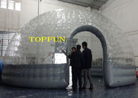 transparente klare Hauben-aufblasbare Blasen-Zelt-Heißsiegel-Doppelschichten 0.8mm PVCs
