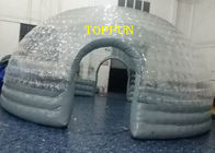 transparente klare Hauben-aufblasbare Blasen-Zelt-Heißsiegel-Doppelschichten 0.8mm PVCs