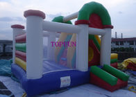 Kinderspaßspiel-im Freien kombinierte aufblasbare springende Schloss PVC-Plane