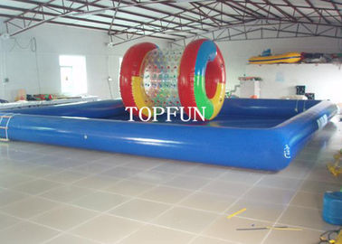 Einzelnes Wasser-Pool m des Rohres 10 x 6 blaues aufblasbares für Kinder mit Wasser-Rolle