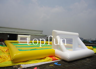 Feuerbeständiger aufblasbarer Fußballplatz genäht, 14m x 8m nähend