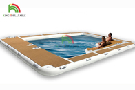 Aufblasbare Schwimmbad-Familien-tragbare quadratische Yacht-Pools für Seen und Meere