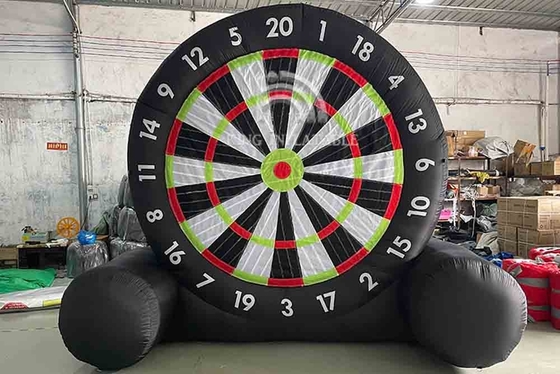 Enormer aufblasbarer Fußball 13*13 Ft schießt Unterhaltungs-Riese Inflatables-Fußball-Pfeil-Spiel