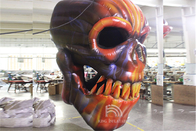 Riesige aufblasbare Schädel-Eingangs-Halloween-Dekorations-aufblasbarer Teufel-Skelett-Schädel-Kopf für Verein-Partei