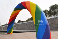 Aufblasbarer Bogen-Regenbogen-Torbogen-Eingangs-Dekorations-Süßigkeits-Bogen für Werbung