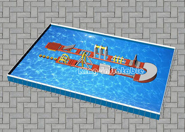 Wasserdichter riesiger aufblasbarer Wasser-Park für Erwachsenen/Kind 2 Jahre Garantie-