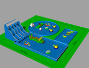 Kindergroßer Drache-aufblasbare Wasser-Parks mit blaues Wasser-Pool-buntem starkem