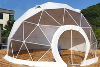 Zelt-Haus-Stahl der geodätischen Kuppel gestaltet Insel-Strandurlaubsort-Festzelt im Freien
