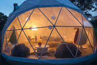 Zelt-Haus-Stahl der geodätischen Kuppel gestaltet Insel-Strandurlaubsort-Festzelt im Freien