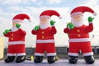 Riesige aufblasbare Weihnachtsmann-Hof-Weihnachtsdekoration. Blow Up Santa Inflatables