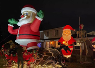 Santa Blow Up Weihnachtsschmuck Riesige aufblasbare Weihnachtsmann-Schlauchboote