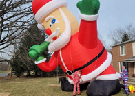 Santa Blow Up Weihnachtsschmuck Riesige aufblasbare Weihnachtsmann-Schlauchboote