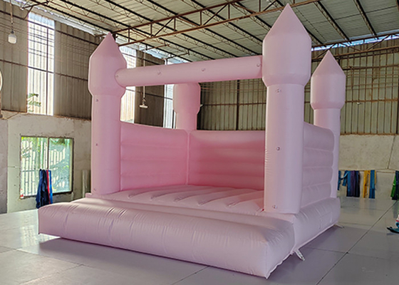 Rosa aufblasbares Prahlerschloss Erwachsene Kinder Hochzeit Hüpfburgen