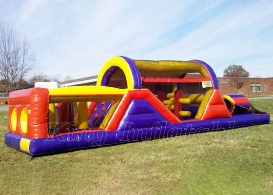 Aufblasbarer Schlag-Haus-Hindernislauf PVC-Sport-Spiel-Hindernislauf für Erwachsene