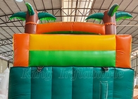 Kinderyard-Wasserrutsche-tropische Dschungel-im Freien aufblasbare Wasserrutsche mit Pool
