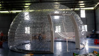PVCs kombinierter transparenter aufblasbarer Durchmesser des Hauben-Zelt-8m für Partei/Ausstellung