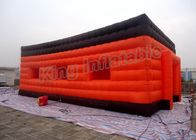CER aufblasbare Partei-sich hin- und herbewegendes Haus-aufblasbares Ereignis-Zelt mit orange Farbdoppelschicht-Entwurf