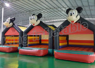 Antistatisches aufblasbares springendes Schloss Mickey Mouses für Spiele im Freien CER Zustimmung
