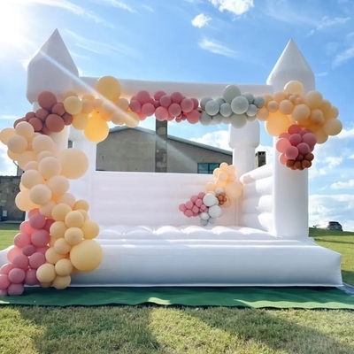 Sprunghaus für Kinder aufblasbar Sprunghaus Sprungburg für Kinder Pastell Sprunghaus aufblasbar Hochzeitsbouncer