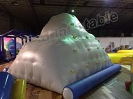 PVC-Planen-riesiges weißes aufblasbares Wasser-Spielzeug/aufblasbarer Eisberg für Wasser-Park