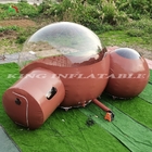 Aufblasbares Gewerbetent Zwei-Stufe-Zimmer-PVC-Clear Eco Dome Camping Bubble Tent